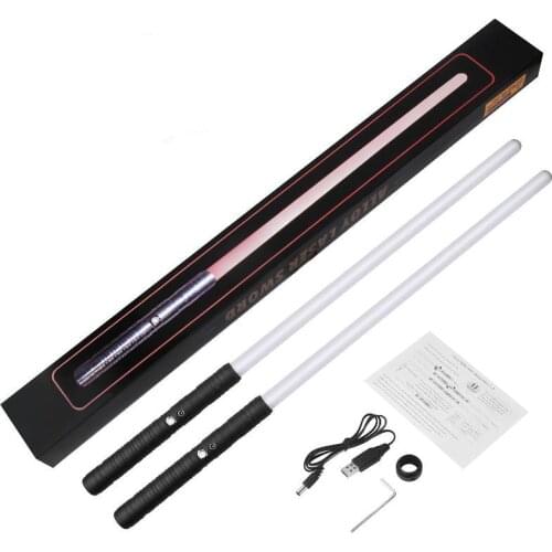 80cm Lightsaber Change 7 Colour Cosplay Metal Sword Handle Removable Sword Child Electric Rgb Light Sword Toy