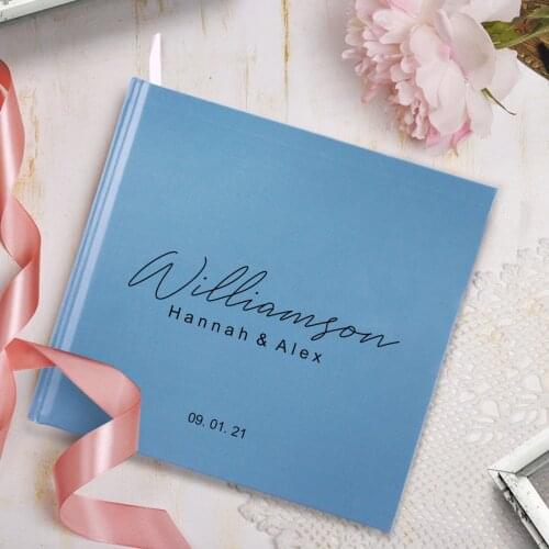 Modern Wedding Guest Book,Custom Wedding Guestbook,Rustic Photo Album Book,Horizontal Keepsake Book,Rustic Wedding Party Favor