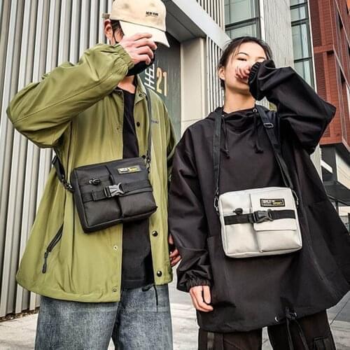 2021 Unisex Shoulder Bags Fashion Man Handbag Nylon Streetwear Bag Travel Messenger Crossbody Bag Boy Phone Pouch Purse