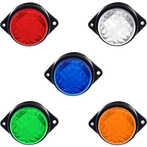 24V LED indicator light red yellow green blue white side lights clearance lamp