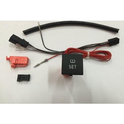SWIEES New Tyre Pressure Warning SWITCH Button+Wire harness FOR Volkswagen VW Golf MK6 Jetta 5 6 MK5 MK6 56D 927 121