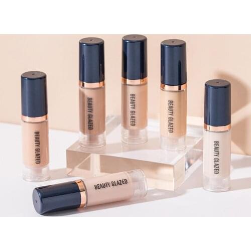 6ml Face Makeup Concealer Liquid Foundation Contour Palette Natural High Covering Waterproof Long Lasting Makeup Cosmetics 2021
