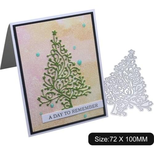 Cutting Dies Christmas Christmas tree / creative surprise tree / Christmas House lace background background new for 2019 and die
