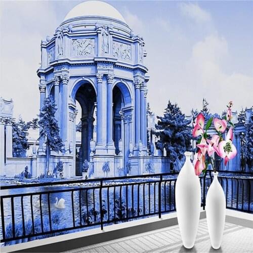 Beibehang Customize High Quickly HD 3d wall murals wallpaper wallpaper tower europe papel de parede photo wallpaper