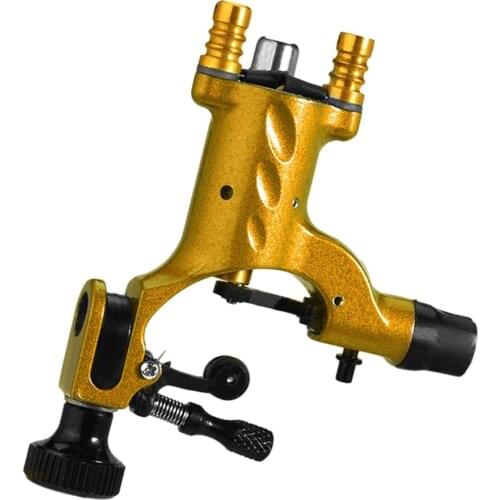 Aluminum Dragonfly Rotary Machine Motor Gun For Artists Golden