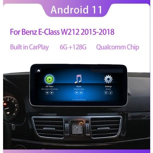 Android 10 Display for Benz E class w212 2015-2016 Car Radio Screen10.25/12.5 inch 4+64G GPS Navigation Head UP Touch Screen