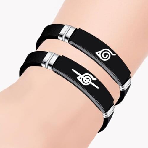 Anime Naruto Adjustable Wristband Toys Uchiha Itachi Akatsuki Rebellion Ninja Cosplay Bangle Bracelets Toys for Children Gifts