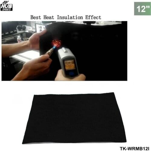 Auto Carbon Fiber Welding Blanket Torch Shield Plumbing Heat Sink Slag Fire Felt 12"x12" x1/4 HU-WRMB12I