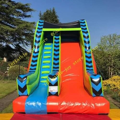 Free ship to sea port,2019 New design inflatable slides, car track theme inflatable slides jumper bouncer slides