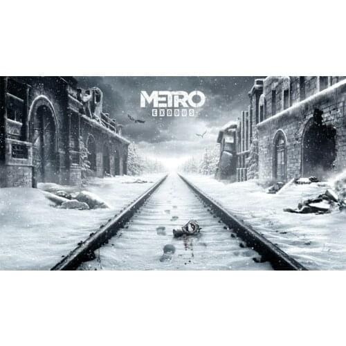 D0491 Metro Exodus Game 2 Silk Fabric Poster Art Decor Indoor Painting Gift