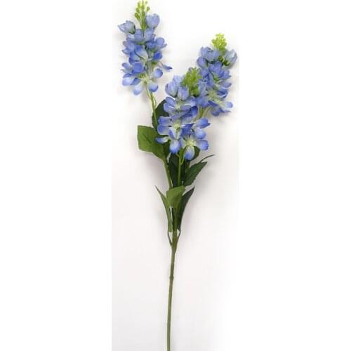 80cm Artificial Flowers Delphinium Flower Branch Fake Leaf Wedding Home Decorative Hyacinth Silk Flower