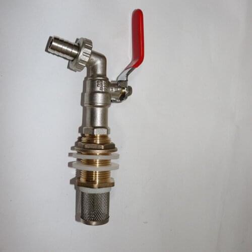 1/2 Ton Filter Connector IBC Ton Filter Connector Ton Barrel Outlet Water Tap Faucet Valve Non-toxic Water Connector With Filter