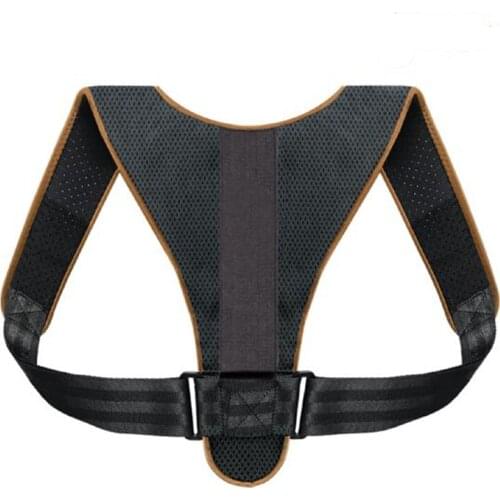 Unisex Back Posture Corrector Brace Support Belt Adjustable Spine Support Belt Posture Correction Shoulder Lumbar Brace