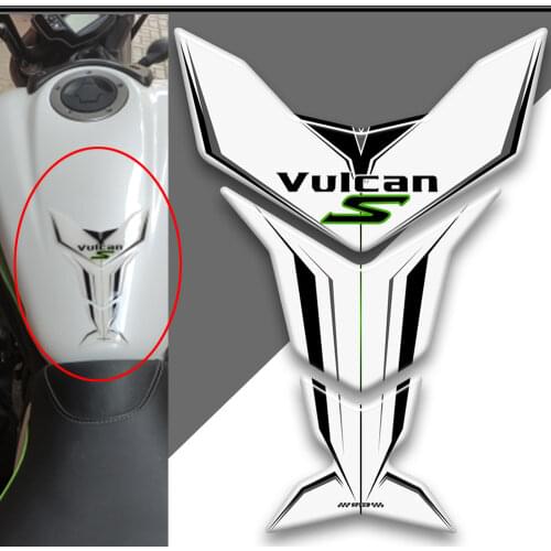 For Kawasaki VULCAN S 650 VN650 Tank Pad Stickers Decals Motorcycle Gas Fuel Tankpad Protective