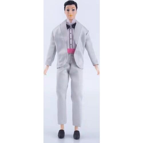 Handsome Ken Boy Doll Outfits Business Suit Wedding Gown Coat Jumpsuit Clothes for Barbies Boyfriend Ken Male Dolls Accessories