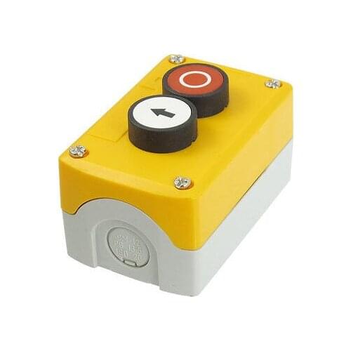 NC Red NO White Flat Momentary Pushbutton Control Switch SPST 240V 3A