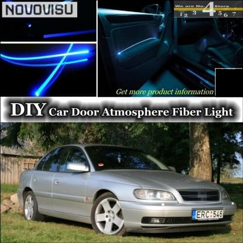 NOVOVISU For Opel Omega B1 B2 For Vauxhall For Lotus Omega interior Ambient Light Tuning Atmosphere Fiber Optic Band Lights