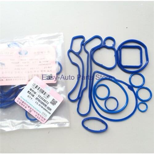 Cooling System Seal Oil Cooler Gasket Seals For Chevrolet Cruze orlando Sonic croma Astra Zafira OEM# 24445723 2724577 55354072