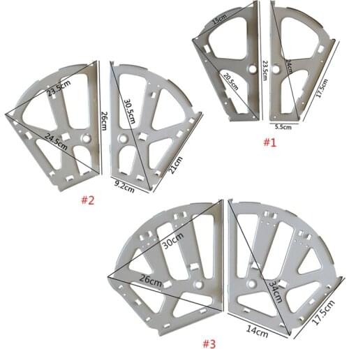 1Pair Stainless Steel Furniture Hinge Shoe Drawer Cabinet Hinge Rack 1/2/3 Layer 62KD