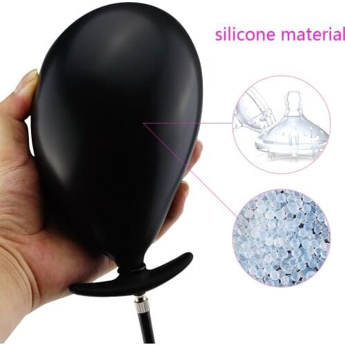 Super Large Inflatable Huge Big Anal Plug Max 12cm Dildo Pump Anal Dilator Expandable No Vibrator Butt Plug Anal Balls Sex Toys