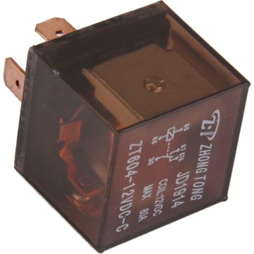 Car Truck Auto Automotive DC 12V 80A 80 AMP SPDT Relay Relays 5 Pin 5P