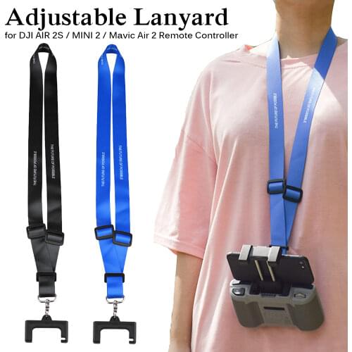 Remote Control Holder Strap for DJI AIR 2S Mini 2 Mavic Air 2 Drones Neck Lanyard Safety Belt Sling Camera Drones Accessories