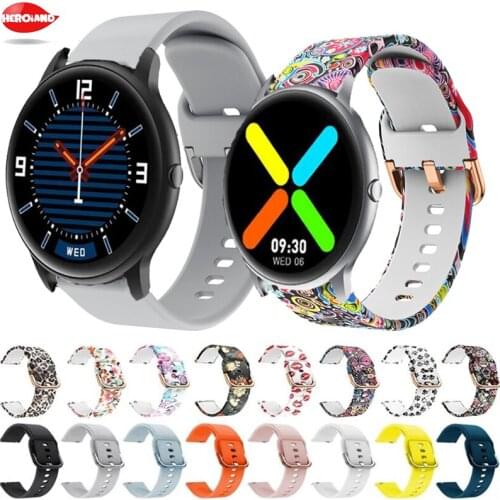 Sports Silicone 22mm Watchstraps band For IMILAB KW66 Smart Wristband bracelet For YAMAY SW022 / Ticwatch Pro 3 Watchband Correa