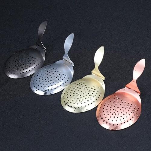 Stainless Steel Julep Bar Strainers Cocktail Strainer For Cocktail Drink Bartender Tool