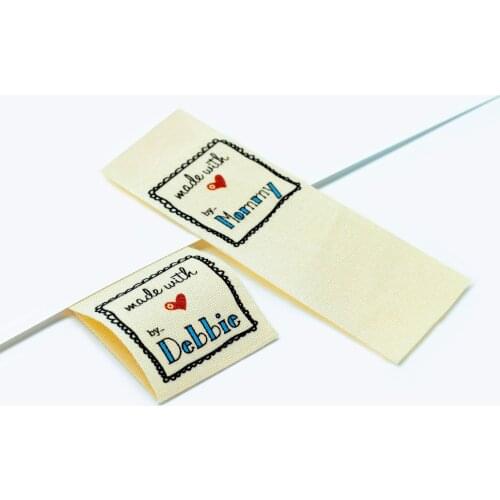 Custom Folding Labels / Custom Brand labels, Clothing labels, Childrens clothing ,Sewing (FR115)