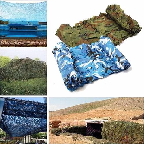 3m x 4m Camouflage Net Military Army Netting Sports Tent Woodlands Leaves Camo Cover for Outdoor Camping Hunting Car Covering