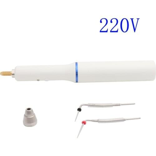 Dental Gutta Percha Obturation System Endo Heated Pen Cordless Wireless 2Tips 220V White