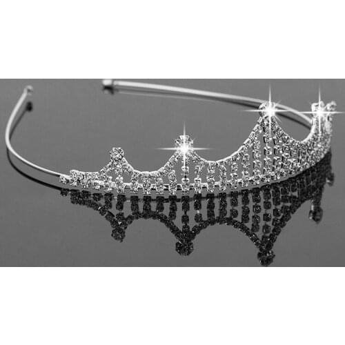 Wedding Bridal Bridesmaid Tiara Crown Headband Christmas gift Girls Crystal Rhinestone Party Jewelry hair accessories 200pcs/lot