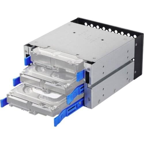 3.5 To 5.25 Three-Disc Hard Drive Cages 2 Chassis Drives In The Chassis Hard Drive Box Computer Storage Expansion