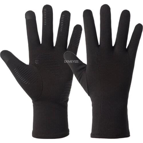 Touch Screen Cycling Gloves Men Women Winter Mountain Bike Riding Full Finger Gloves Outdoor Hiking Skiing Keep Warm Gloves