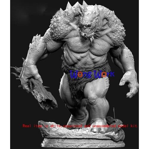 Wong Work Unpainted 18cmH 25cmH 3D Printing Unassembled Garage Kits GK Model Kit Figure Statue Hollow TZ-210716-22