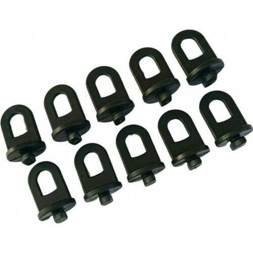 10pcs Fastener Tied Buckle Hanging Hook Plastic Greenhouse Hook Plant Flower Vegetable Hanger Clip Gadgets Hanging Tool