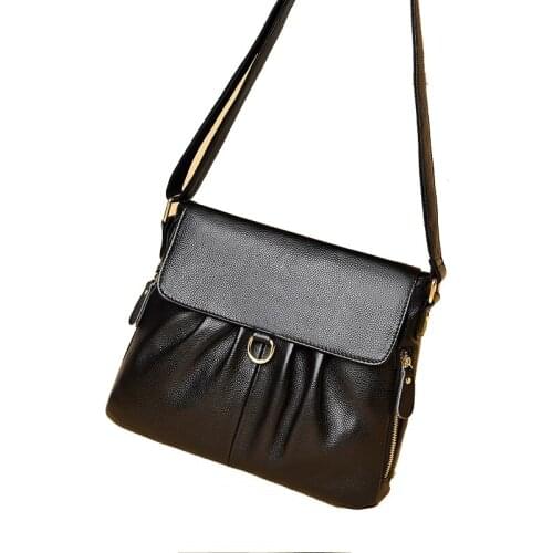 Genuine Leather Crossbody Bags For Women Luxury Handbag Fashion Ladies Shopping Shoulder Bag Female Totes Purse Messenger Bags