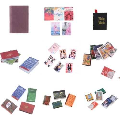 1Set 1:12 Doll Accessories for Blyth Dollhouse Best Gift Toy for Girl Doll Furniture Book/Magazine/Poker Lovely Toys