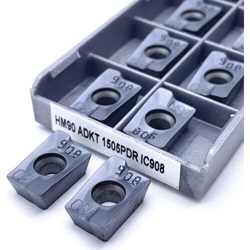 10pcs Iathe ToolsADKT1505PDR IC908 ADKT1505 Carbide Insert Turning Tool Milling Cutter CNC Tool Parts Cutting Tool инструменты