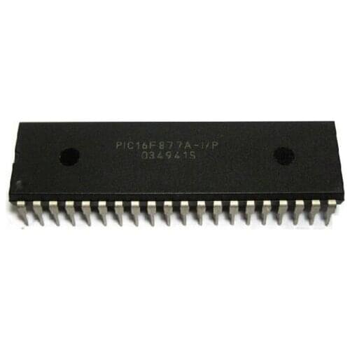10 pcs IC PIC16F877A-I/P PIC16F877A DIP40 NEW