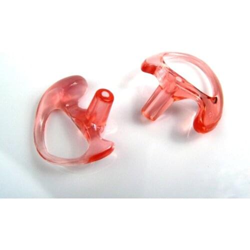 2pcs Soft Earmold Earbud for Radio Acoustic Tube Earpiece Headset Walkie Talkie Brand New