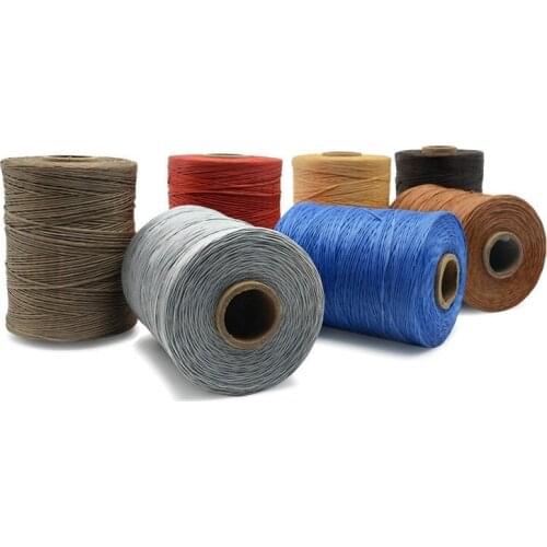 210d polyester American wax thread hand-knitted DIY hand-sewn wax rope for shoe bag wholesale (560meters/pc)