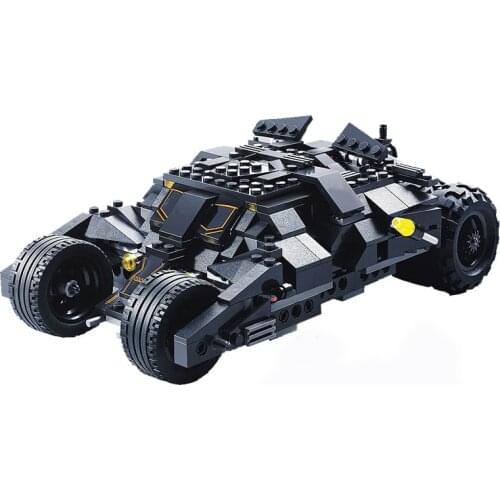 325pcs Batmobile Vehicle Model Building Blocks Creative Car Tumbler Bricks Set DIY Toys Gifts for Children Kids