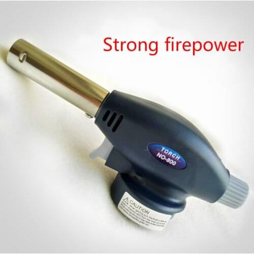 920 Wind Fully Automatic Electronic Flame Gun Butane Burners Gas Adapter Torch Lighter Hiking Camping Equipment Proof Waterproof