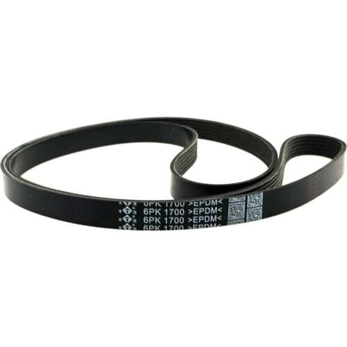 Auto V-Ribbed Belt 6PK1700 for AUDI A1 VW GOLF Polo Scirocco Peugeot 307 308 408 Fiat Perla HYUNDAI Genesis Trajet Ribs 6