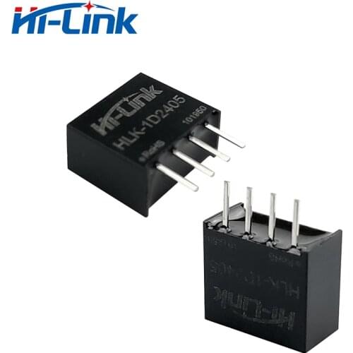 Free Ship 20pcs/lot 24V to 5V 200mA HLK-1D2405 1W stepdown module dc dc Manufacturer