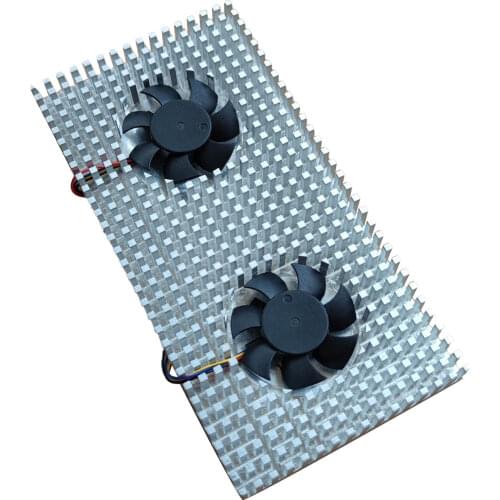 CHT-727 Geforce RTX30 Series Ultra Thin Aluminum Mechanical Hard Disk Cooler Heat Sink Video Card Sliver Black