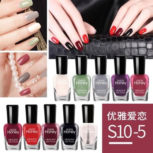 Suit water-based nail polish roast can peel can tear free nail lacquer of basic nursing 5 ml * 10 bottles of nail polish