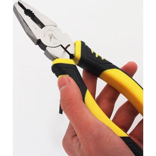 Wire Cutter 8 Inch 4 In 1 Combination Pliers with Wire Stripper Crimper Cutter Pliers Winding Function Pliers Electrician