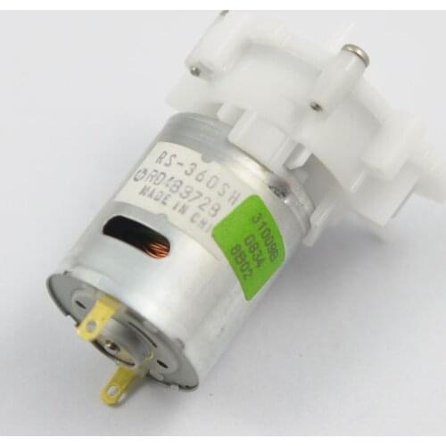 3-12V Micro gear pump micro water pump small oil pump self-priming pump RS-360SH 1.2L/min (at 5V)